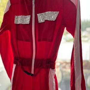 Weissman Red and White Kids Dance Costume